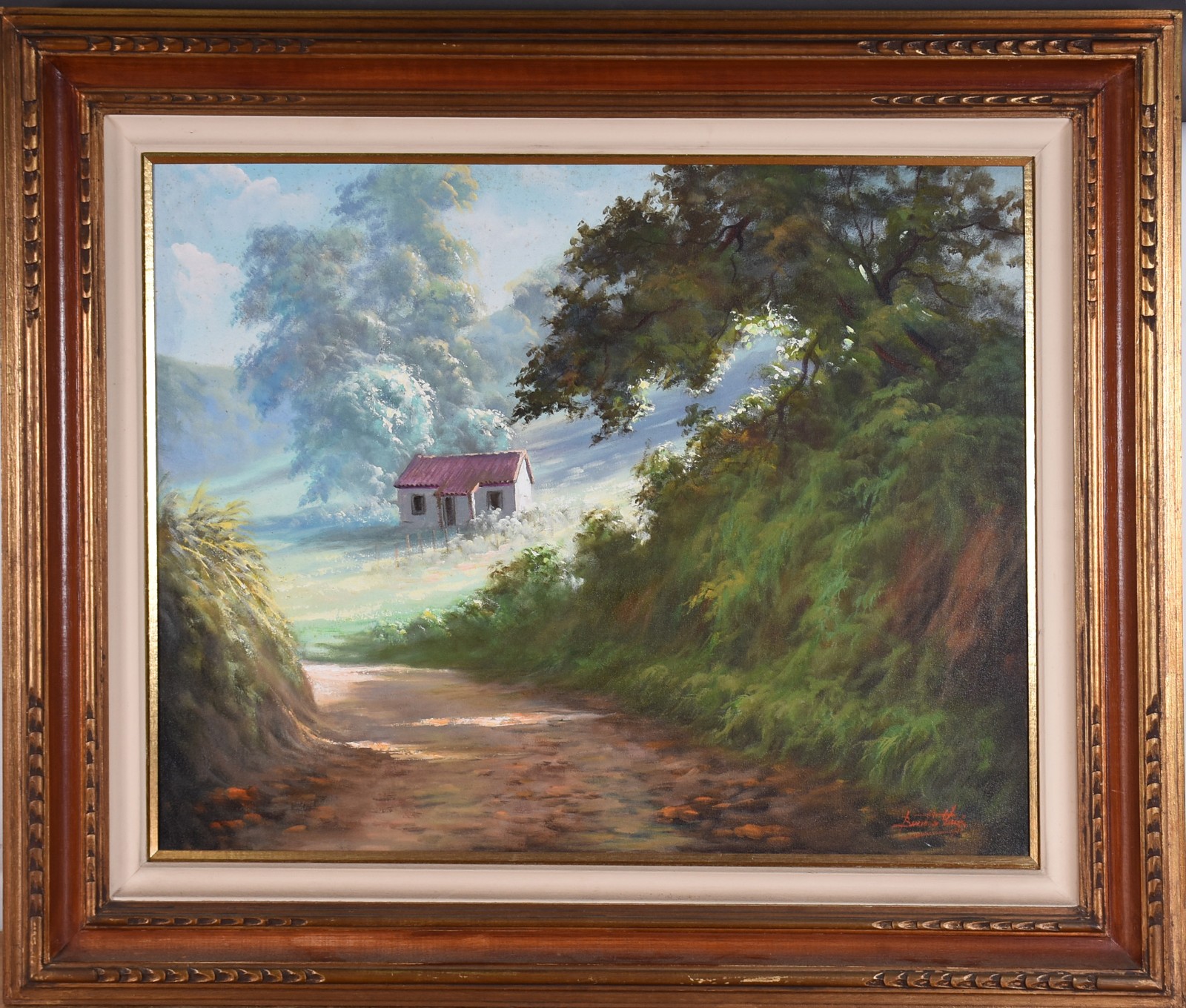 Benedito Luizi (1933-2010), Paisagem com casa - foto 2 de 5