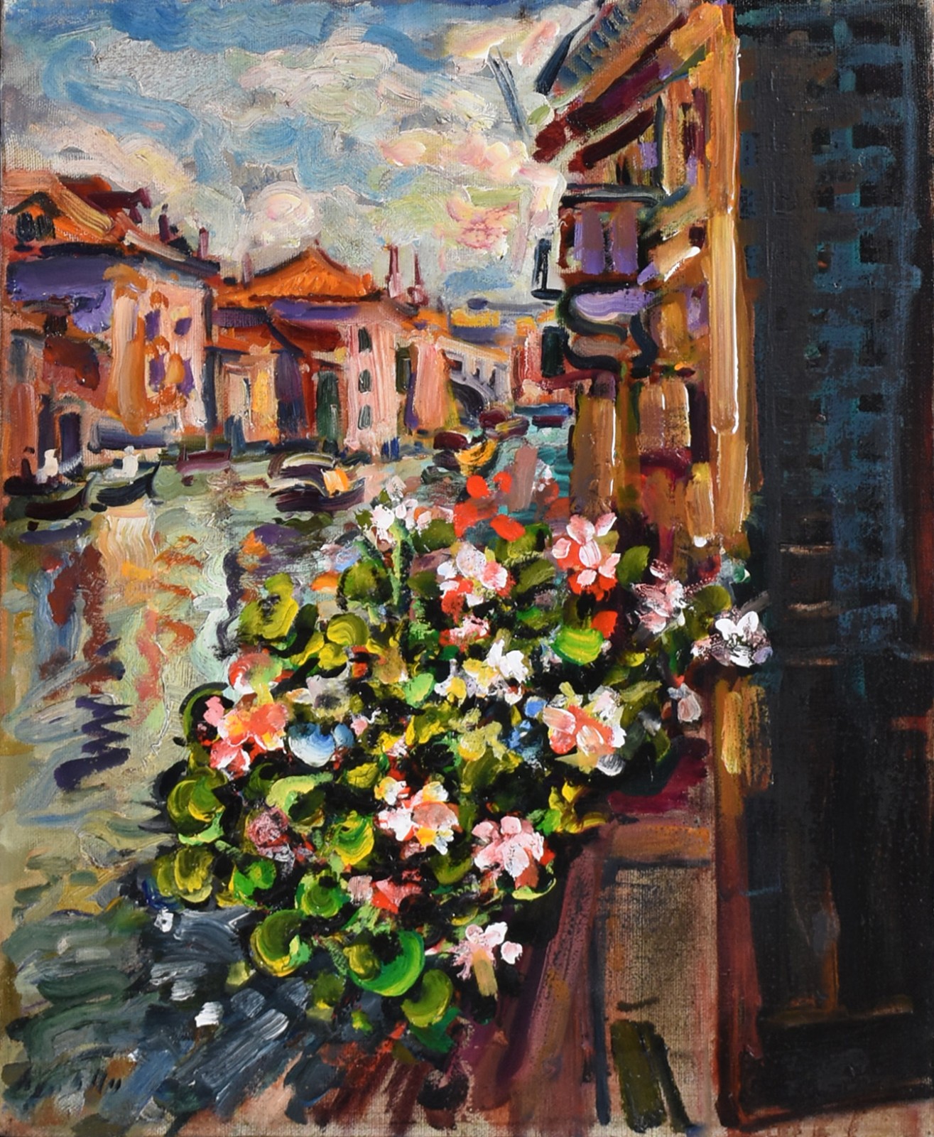  Sérgio Telles (1936-2022), Varanda florida em Veneza - foto 1 de 4