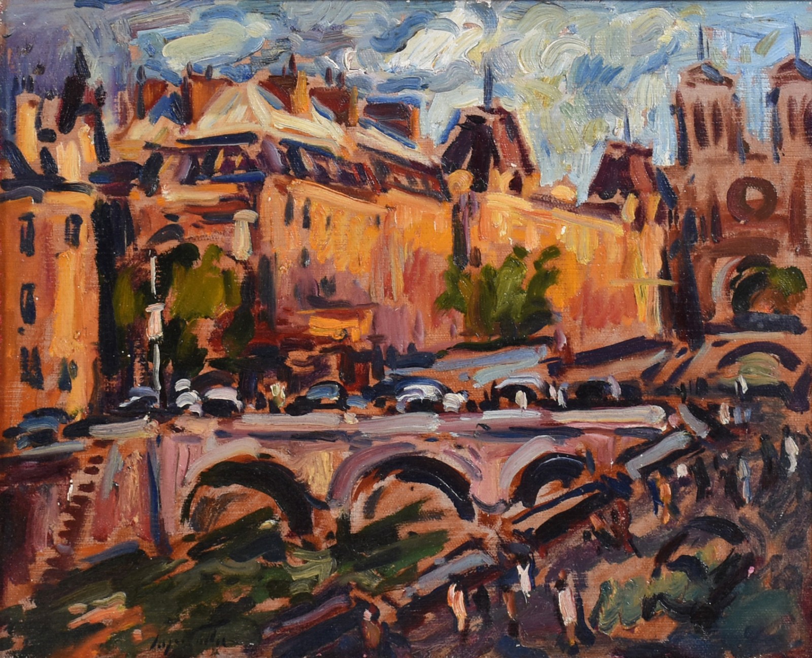  Sérgio Telles (1936-2022), Le Pont St Michel, Paris. - foto 1 de 4
