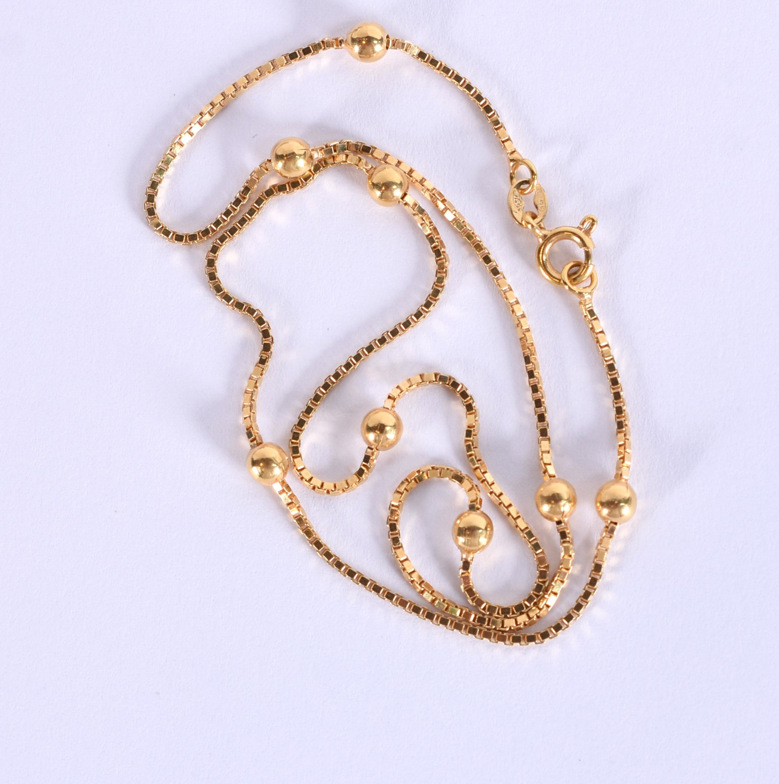 Colar de ouro 18k, contrastado 750 mls, feitio veneziano com 8... - foto 4 de 4