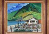 ORLANDO BRITO (1920/1981), Grumari - Óleo sobre tela - datado 1980.
