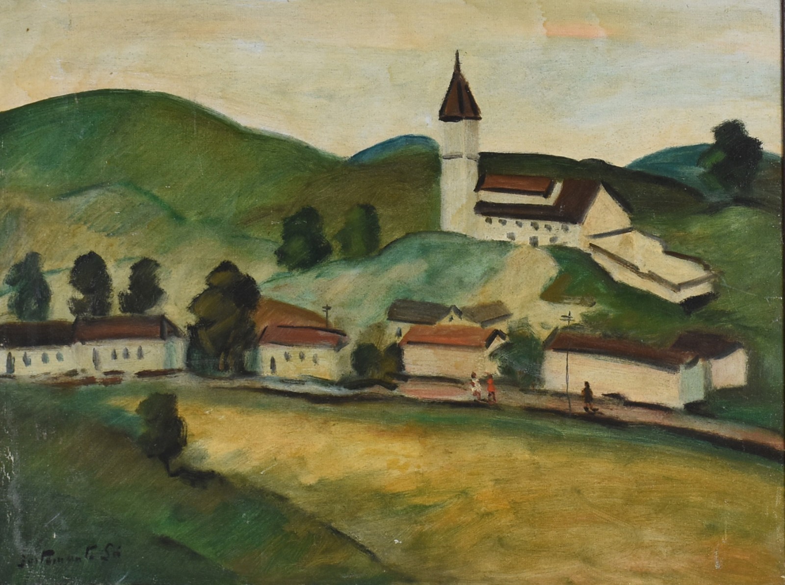 Bustamante Sá (1907-1988), Paisagem de Pati do Alferes - foto 1 de 4