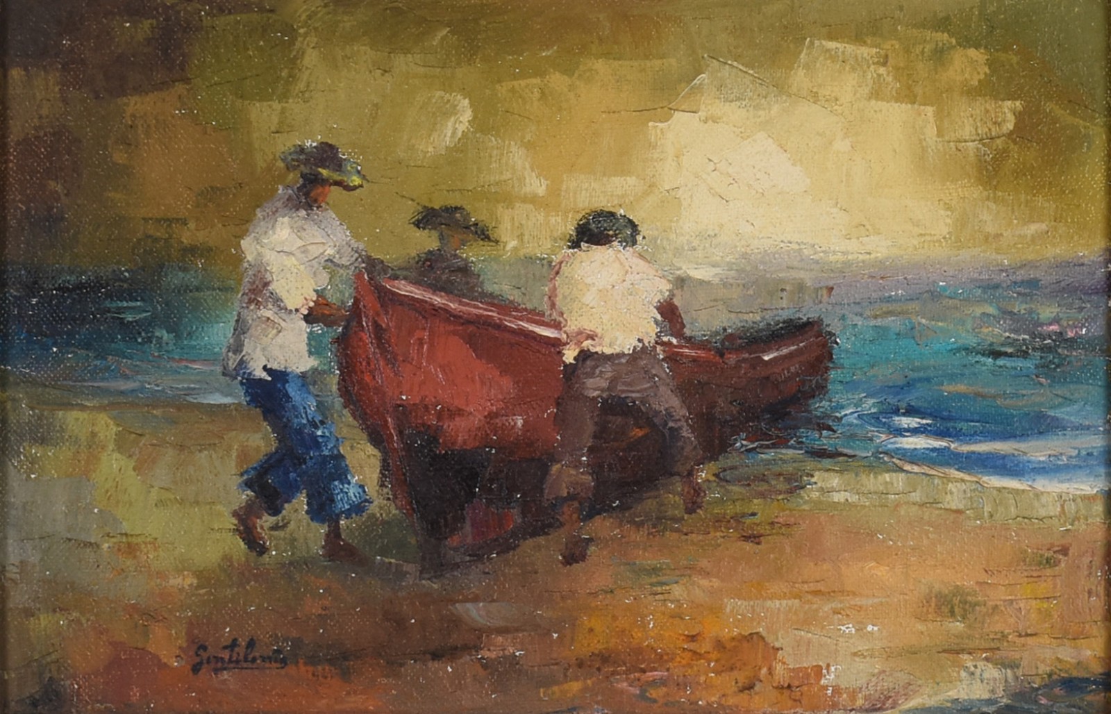 Gentil Correa, Barco e figuras - foto 1 de 5