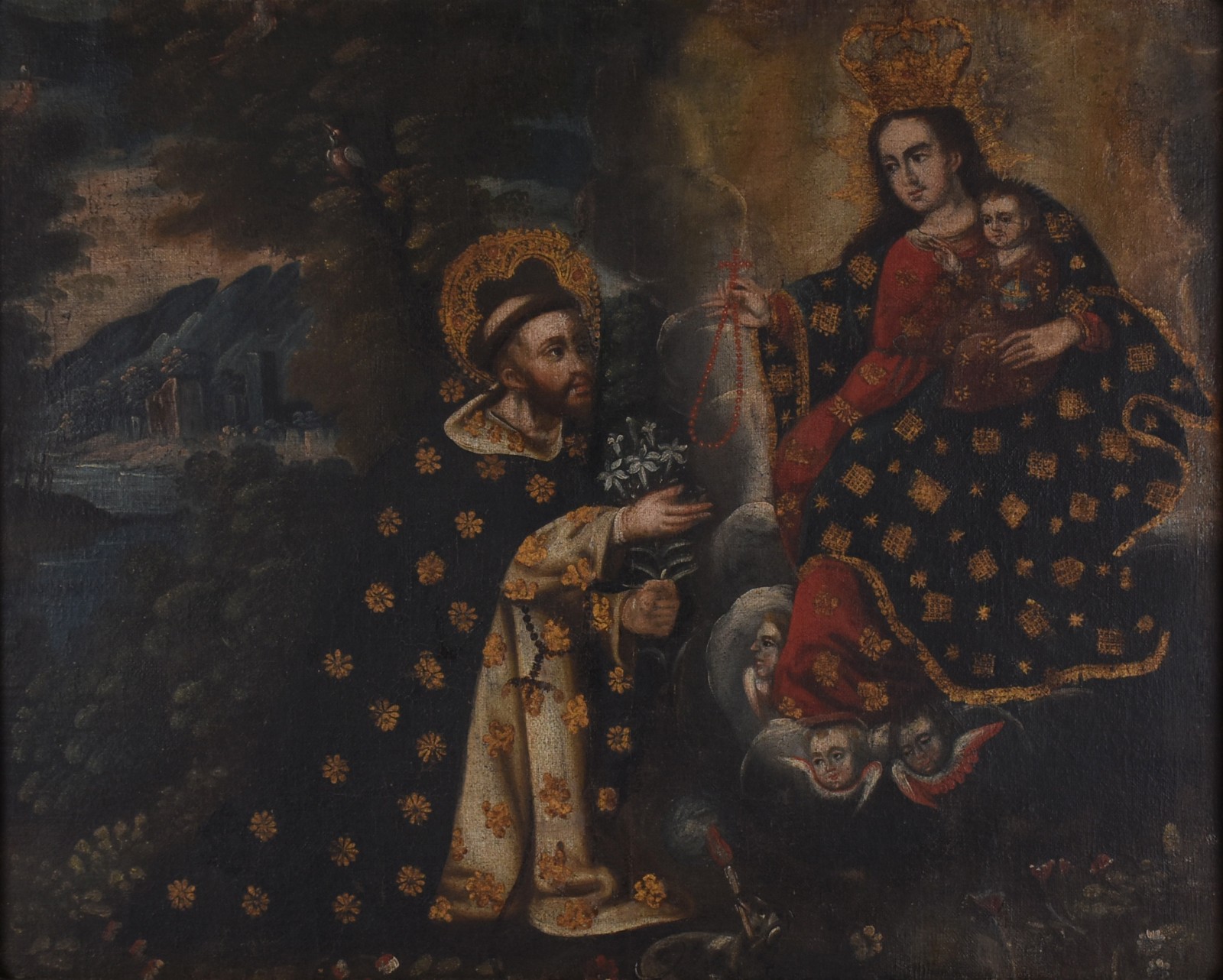 Escola Cusquenha (1538), Cena sacra - foto 1 de 5