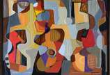 Cláudio Faciolli (1955), Sem Título - Óleo sobre tela - datado de 1988. <br>   <br>