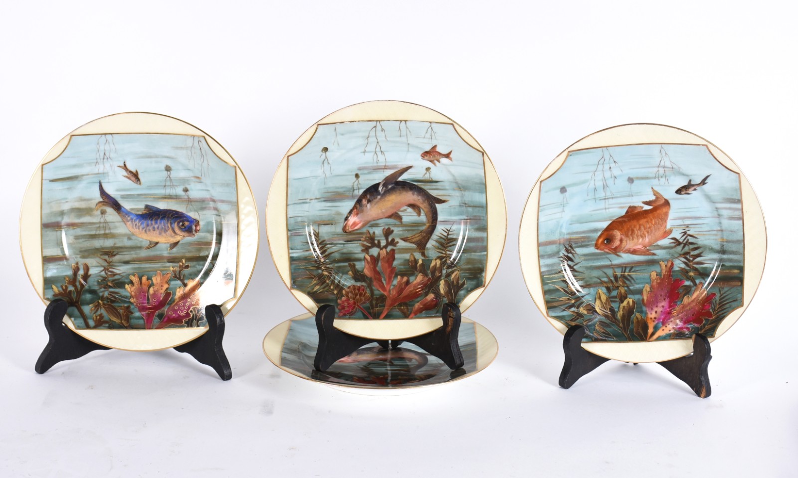 Serviço para peixe de porcelana francesa do atelier DECOR J.P.L... - foto 4 de 5