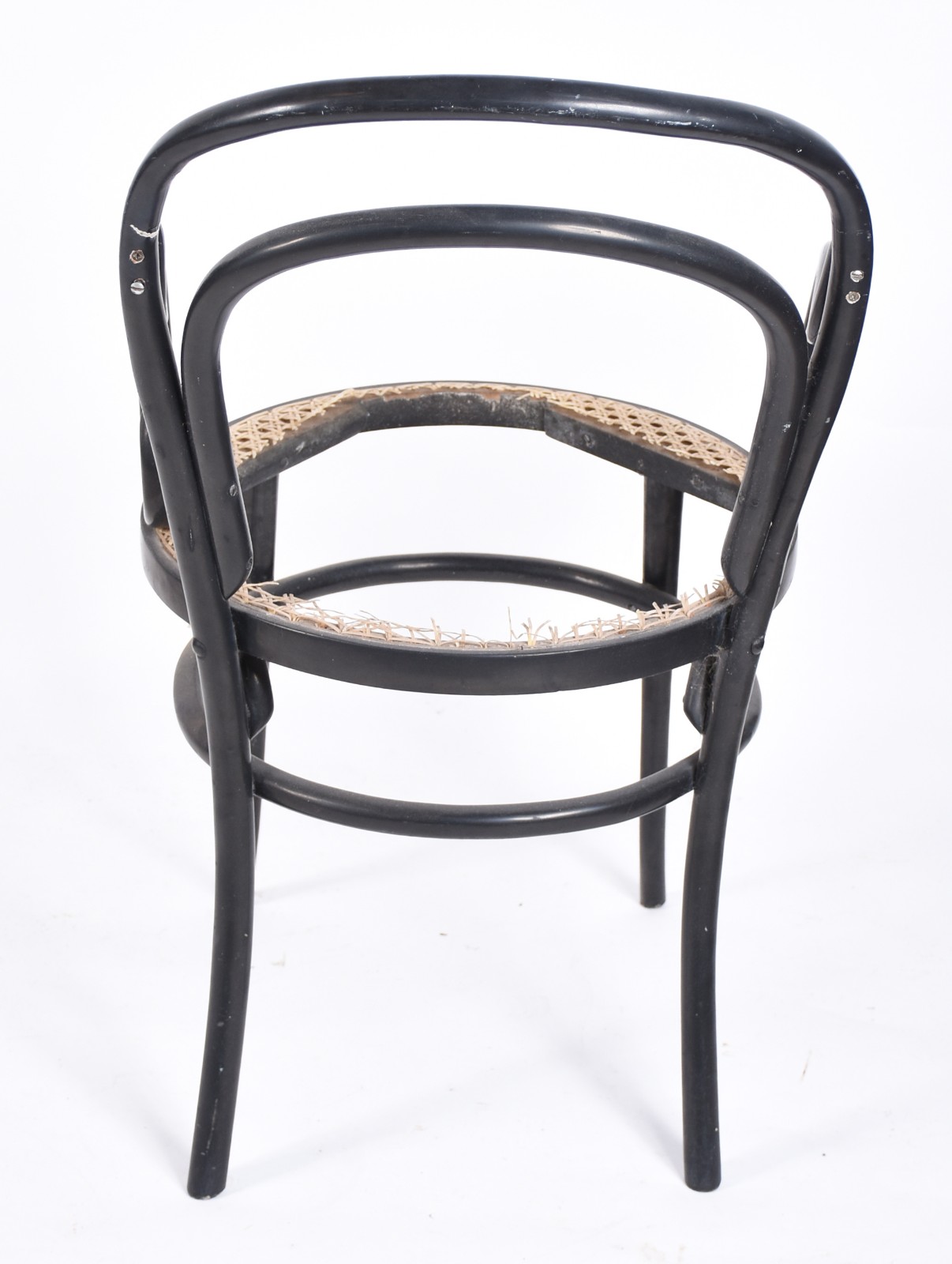 Estrutura de cadeira Thonet da Gerdau, madeira pintada de preto, anos... - foto 5 de 5