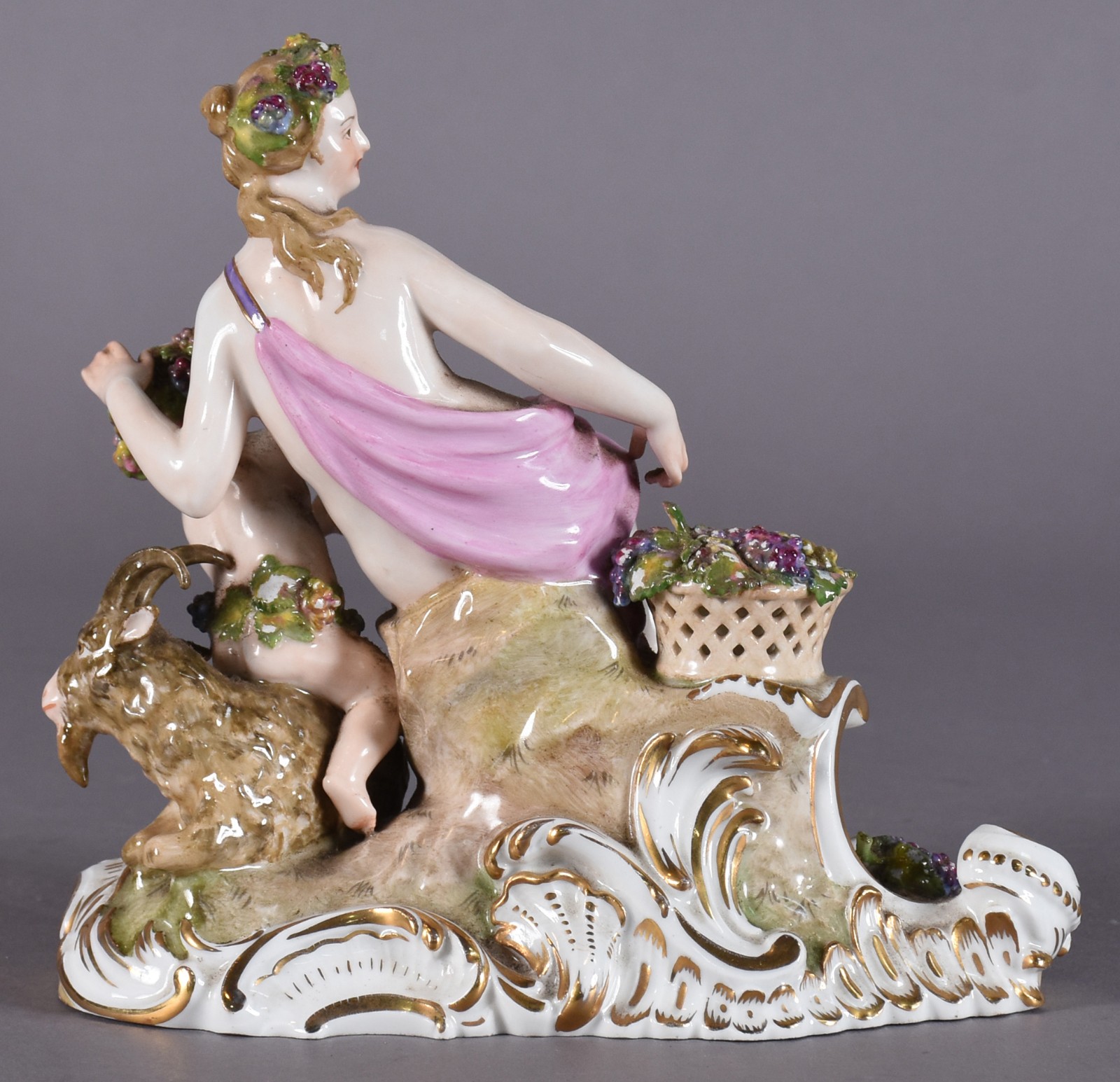Raro grupo escultórico de porcelana policromada de Berlin, século... - foto 4 de 6