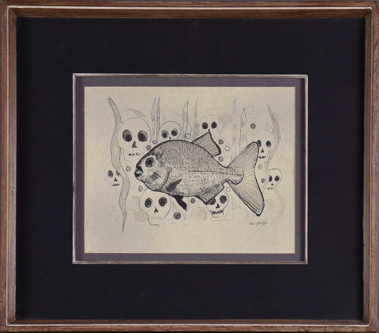 Oswaldo Goeldi (1895-1961), Piranha Amazônica - foto 2 de 5