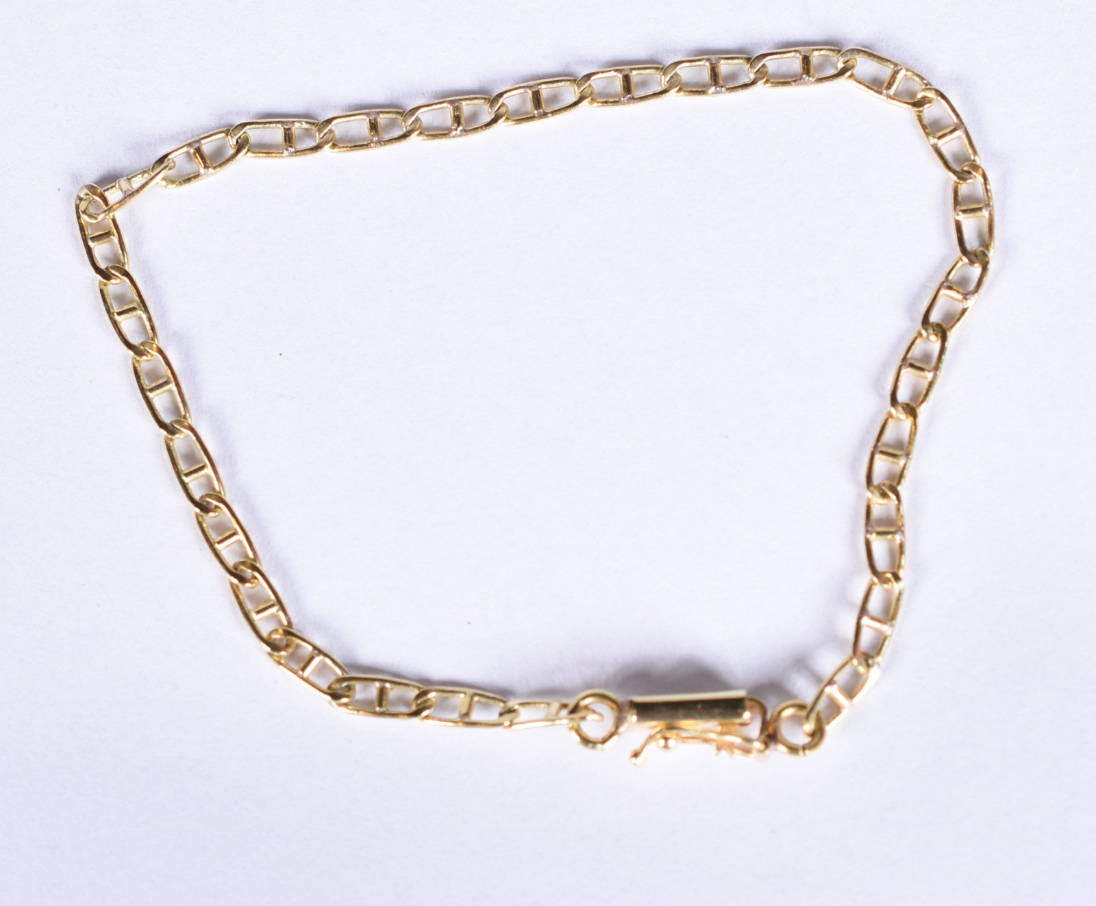 Pulseira de ouro 18 k (Por motivos de segurança a peça não se... - foto 2 de 5
