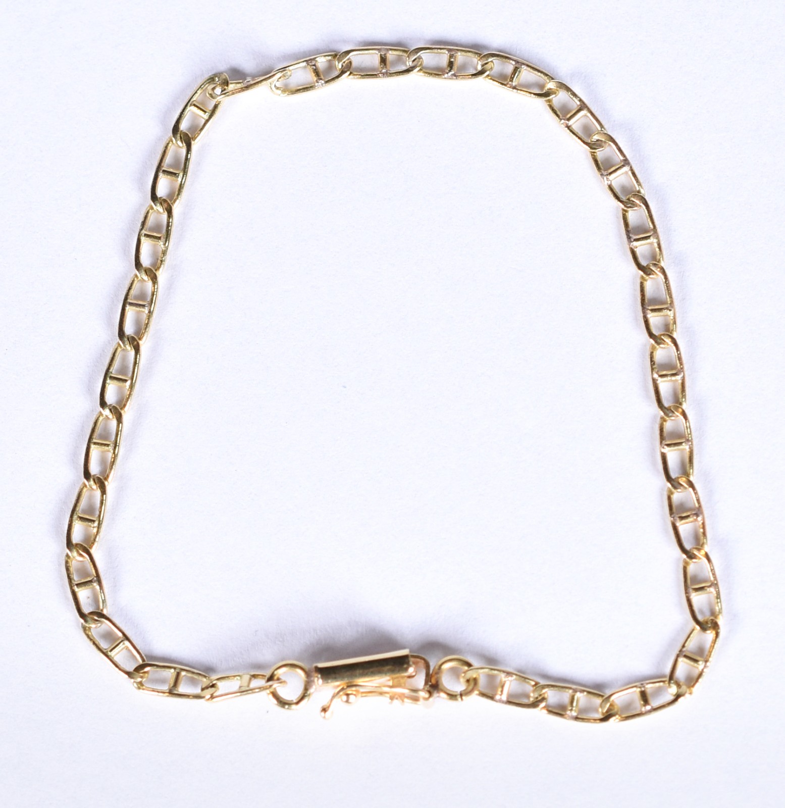 Pulseira de ouro 18 k (Por motivos de segurança a peça não se... - foto 3 de 5