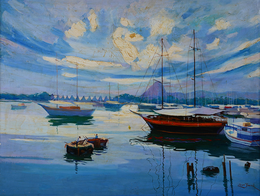 CESAR BARRAL (1949) - Marina da Glória - ose - 80 x 60 - foto 2 de 4