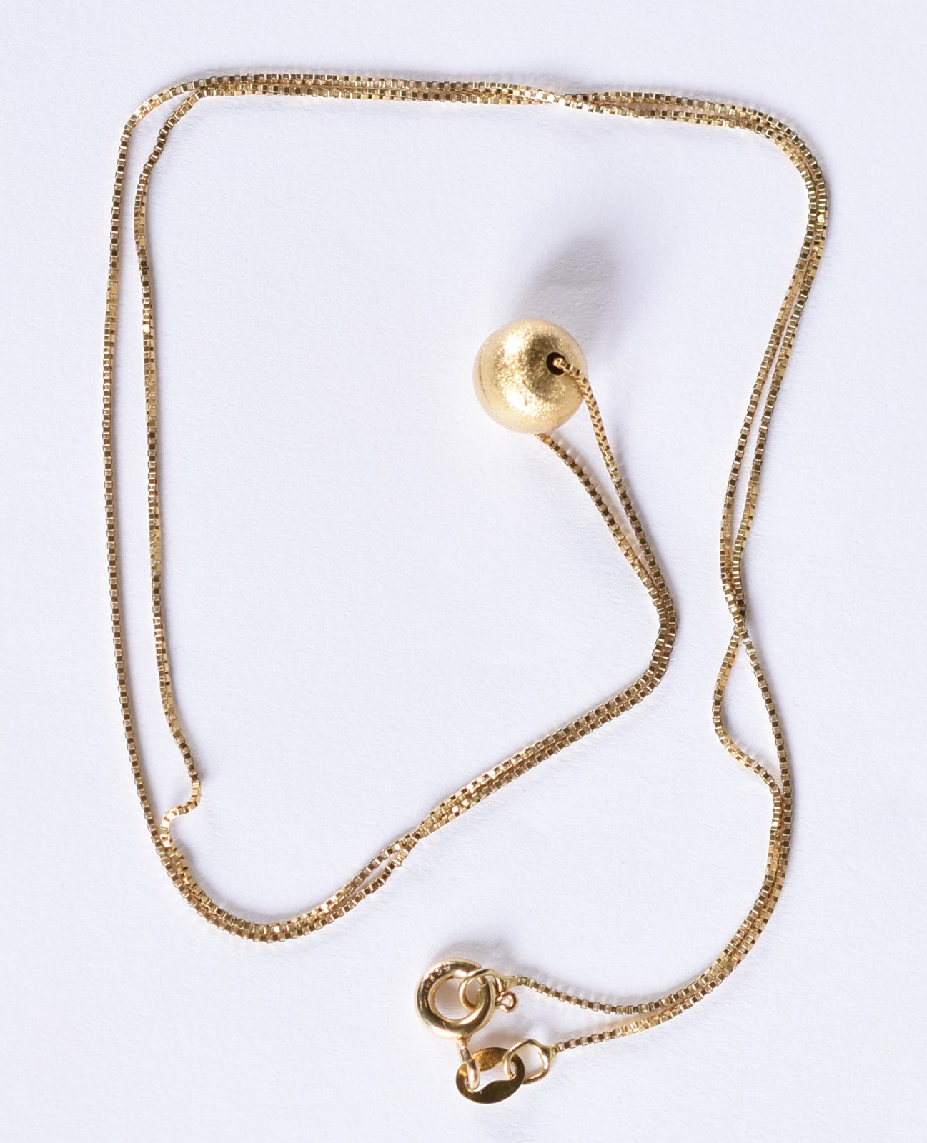Colar de ouro 18k, contraste 750 e pingente (Por motivos de segurança... - foto 3 de 4