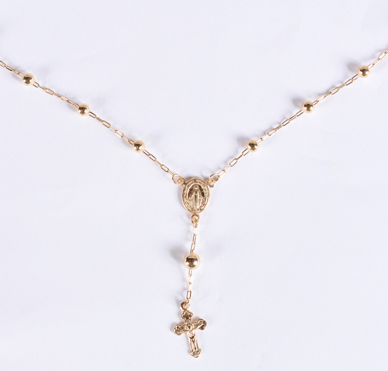 Colar de ouro 18k modelo terço (Por motivos de segurança a peça não... - foto 1 de 5
