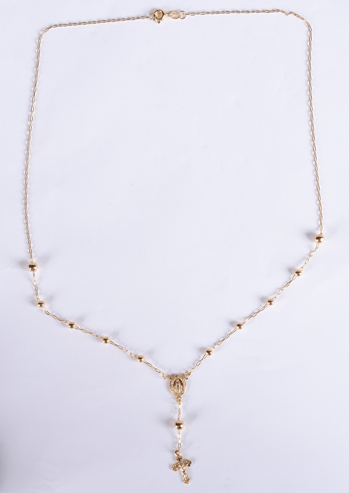 Colar de ouro 18k modelo terço (Por motivos de segurança a peça não... - foto 2 de 5