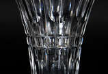 Vaso de cristal lapidado.(base lascada) - Vaso de cristal lapidado.(base lascada)