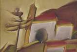 Carlos Bracher (1940), Igreja de São José - Our... - Óleo sobre tela. Datado 1976.