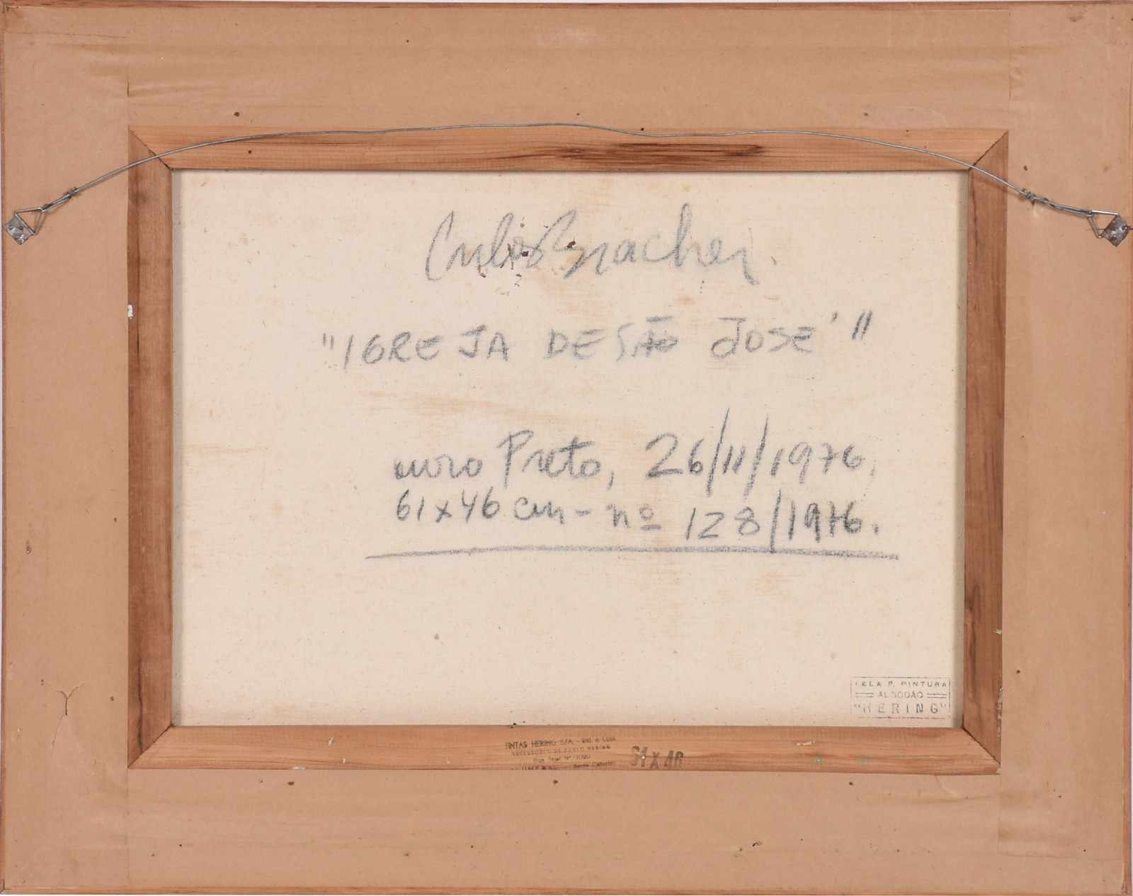 Carlos Bracher (1940), Igreja de São José - Ouro Preto - foto 4 de 4
