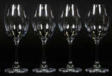 Seis cálices de cristal  para vinho branco 230ml - Seis cálices de cristal  para vinho branco 230ml