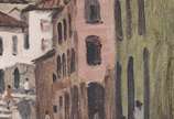 Bustamante Sá (1907-1988), Paisagem urbana com ... - Óleo sobre madeira.