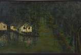 Moacir de Andrade (1927-2016), Paisagem Amazônica - Óleo sobre tela.