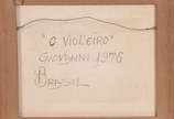GIOVANNI, O Violeiro - Óleo sobre tela - datado 1976.