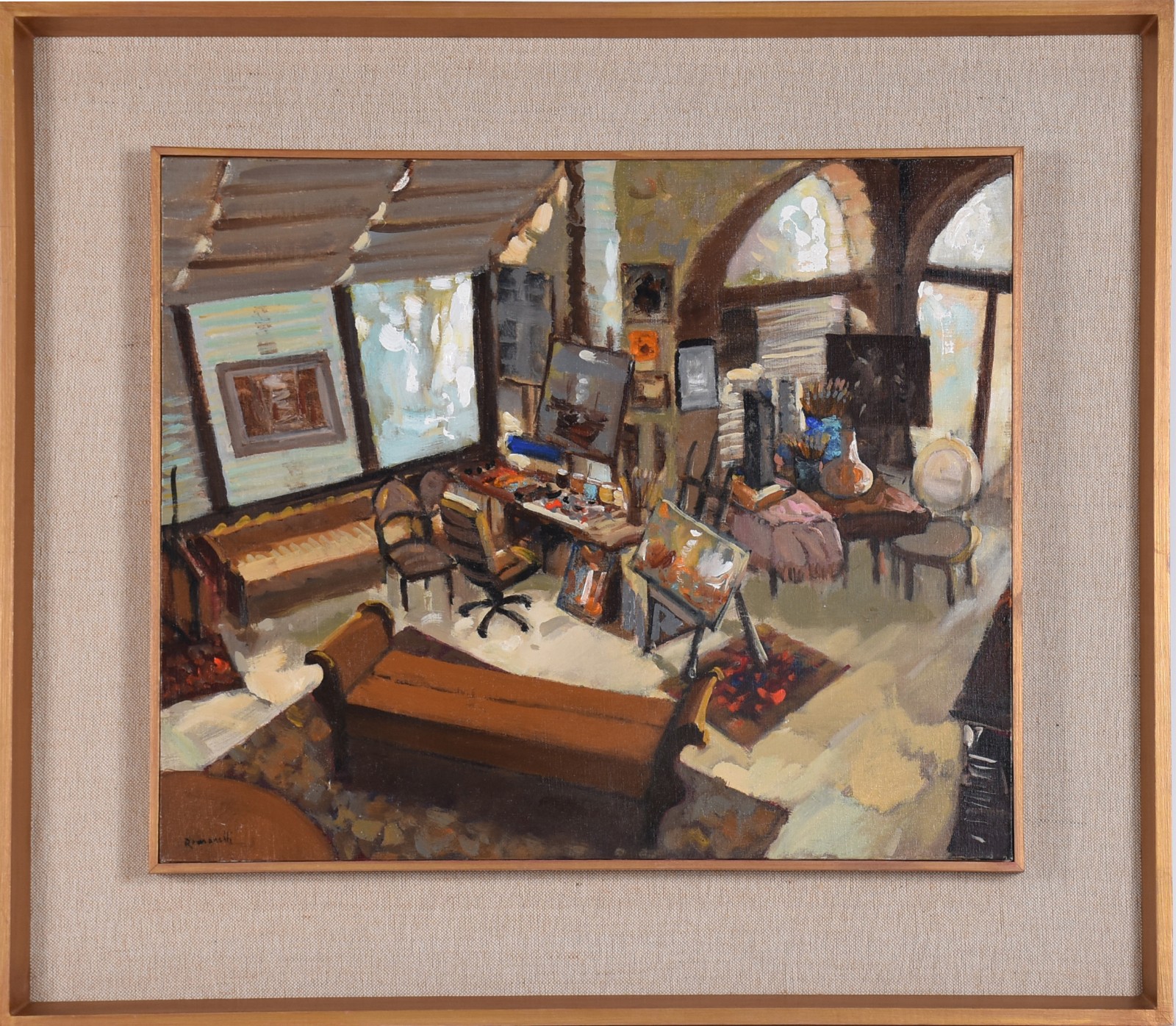 Armando Romanelli (1945), Interior de Atelier - foto 2 de 4