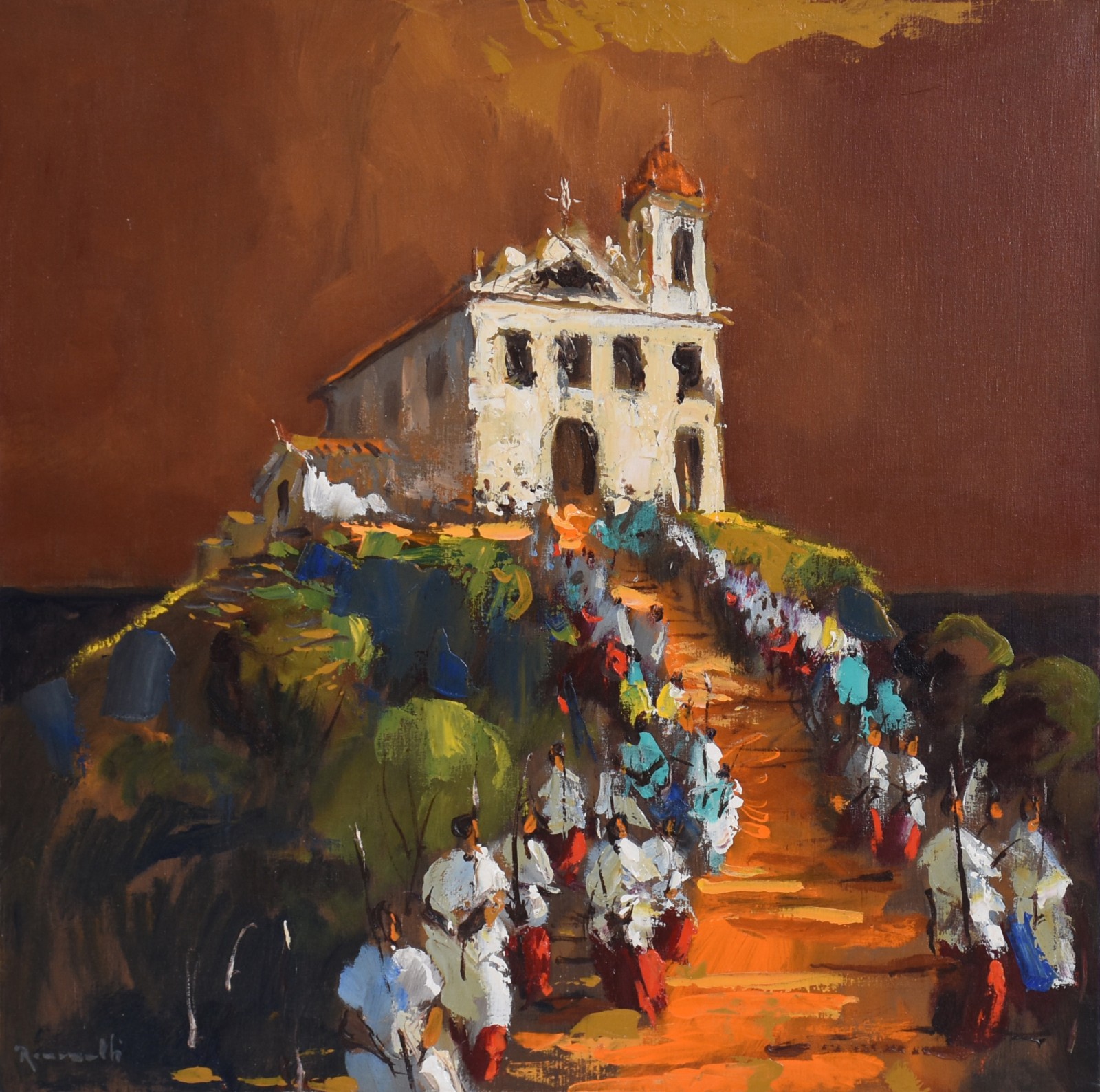 Armando Romanelli (1945), Procissão com Igreja - foto 1 de 3