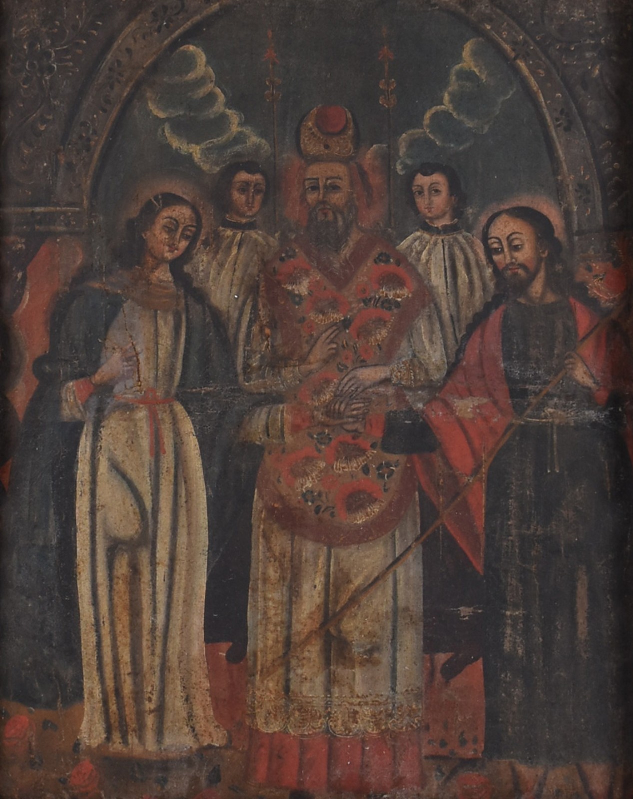 Escola Cusquenha (1538), Esponsais da Virgem - foto 2 de 6