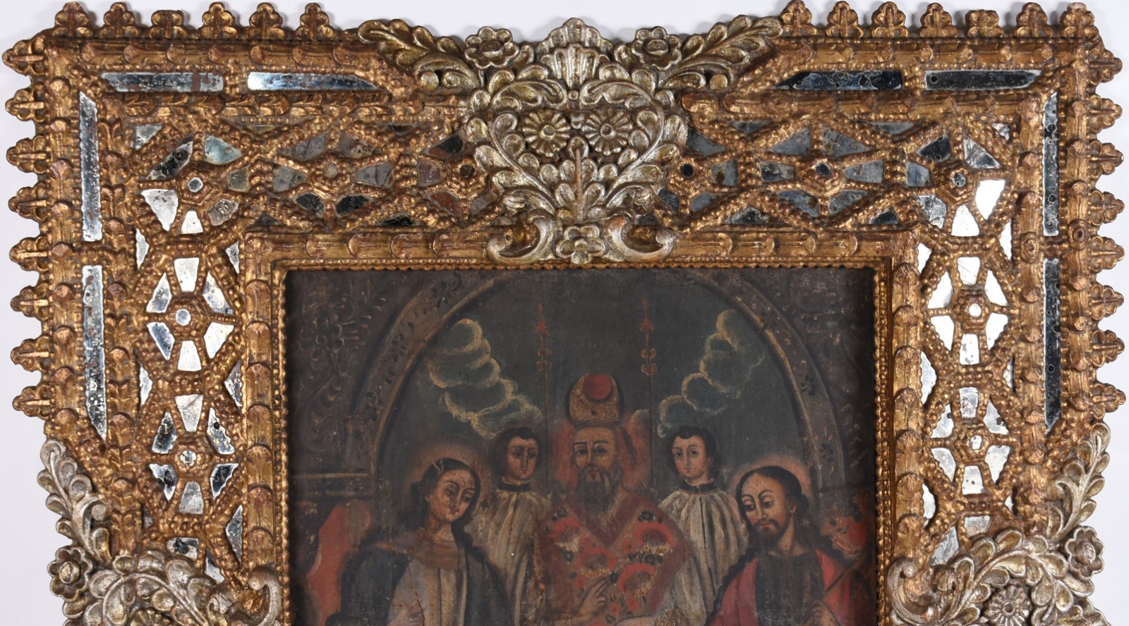 Escola Cusquenha (1538), Esponsais da Virgem - foto 3 de 6