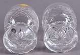 Vinte e dois copinhos de cristal tcheco lapidad... - Vinte e dois copinhos de cristal tcheco lapidado para licor.