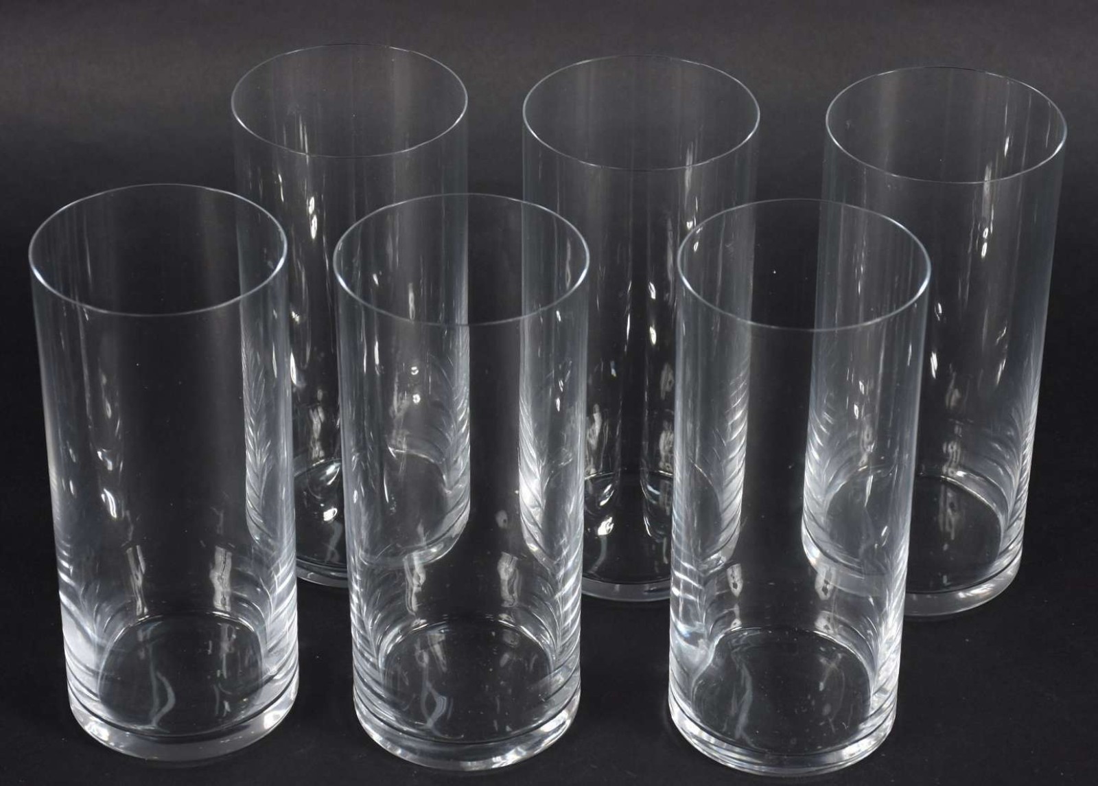 Seis copos de cristal long drink, 390 ml. - foto 2 de 3