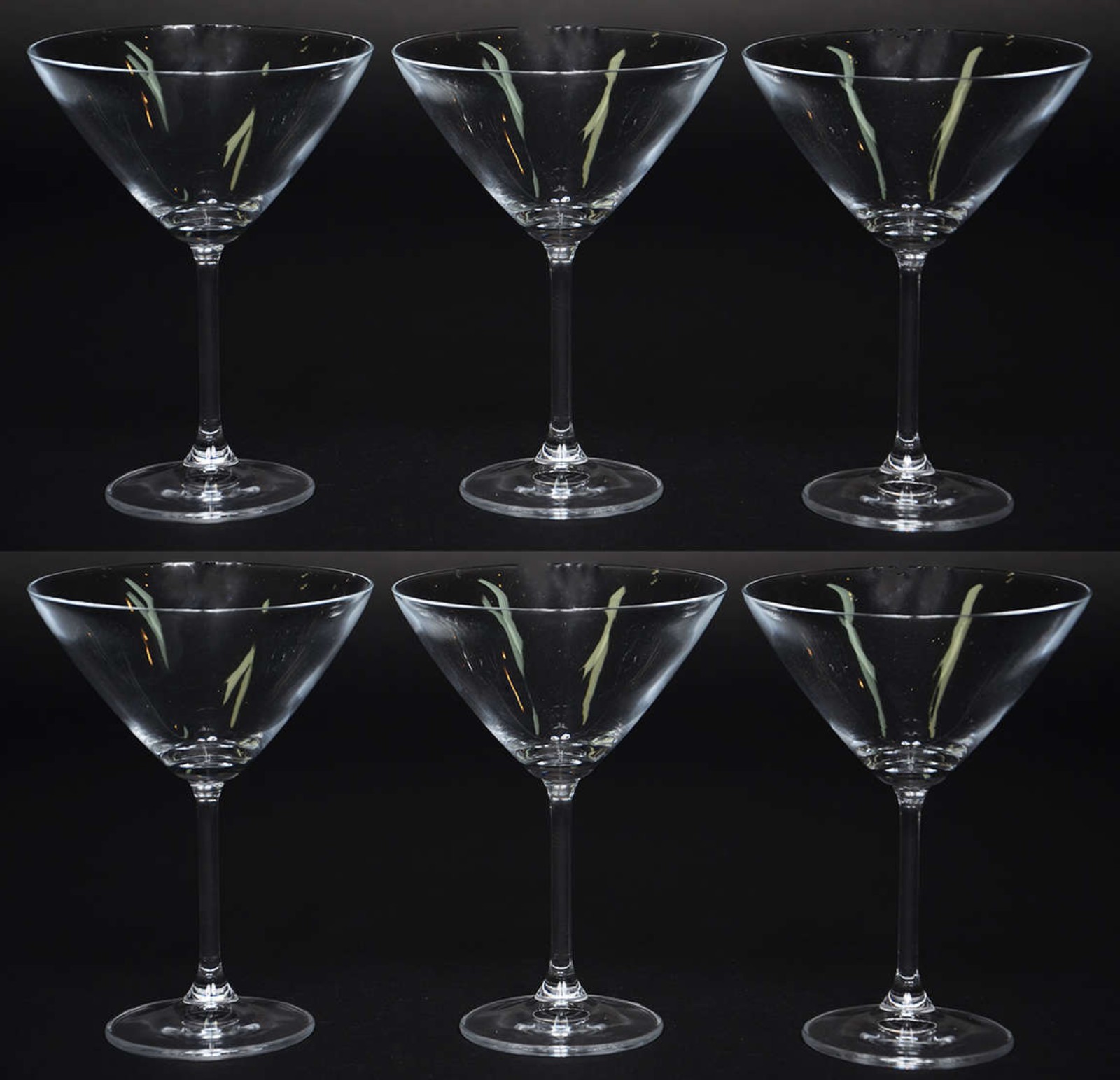 Seis taças de cristal da Bohemia para Dry Martini , 280 ml - foto 2 de 2