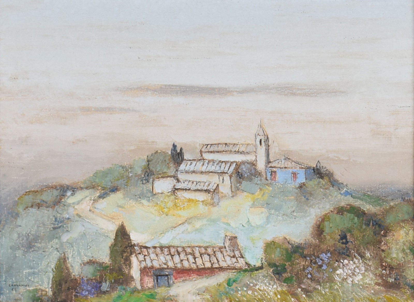  Domenico Lazzarini (1920-1987), Paisagem - foto 1 de 5