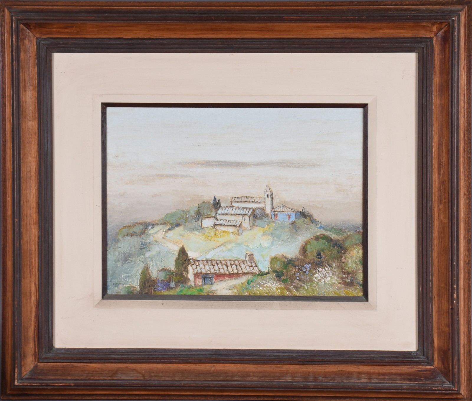  Domenico Lazzarini (1920-1987), Paisagem - foto 2 de 5