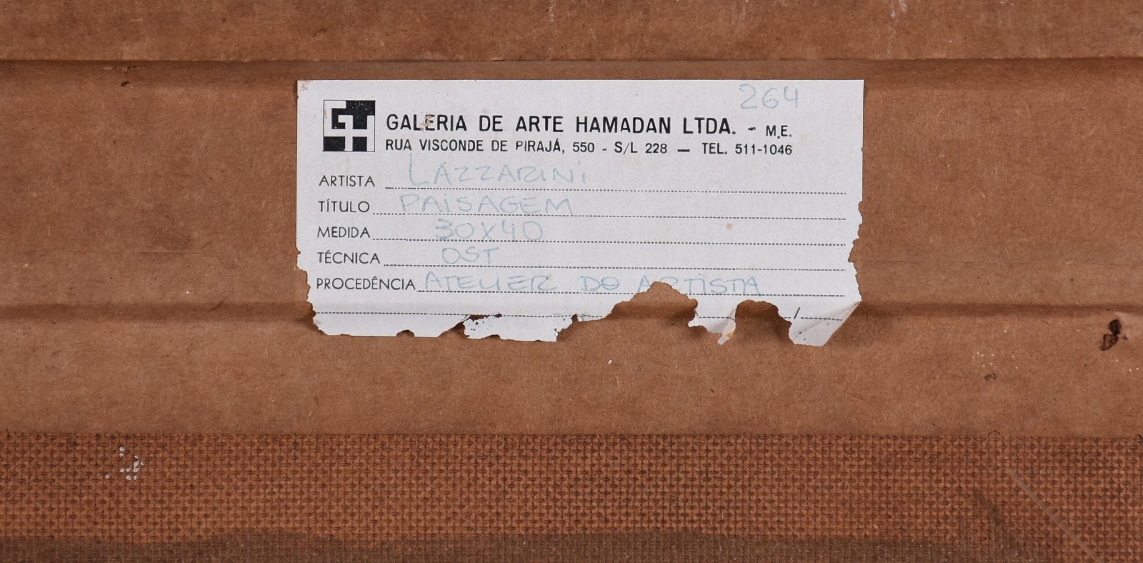  Domenico Lazzarini (1920-1987), Paisagem - foto 5 de 5