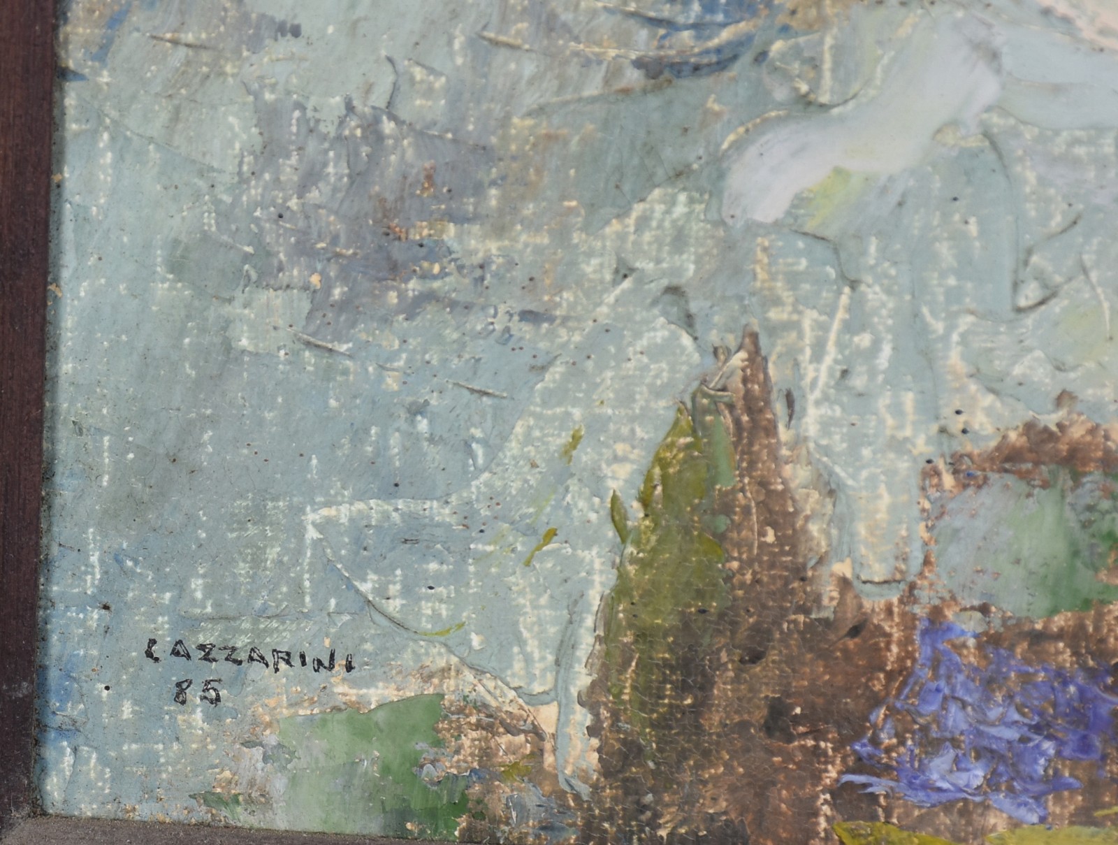  Domenico Lazzarini (1920-1987), Paisagem - foto 3 de 5