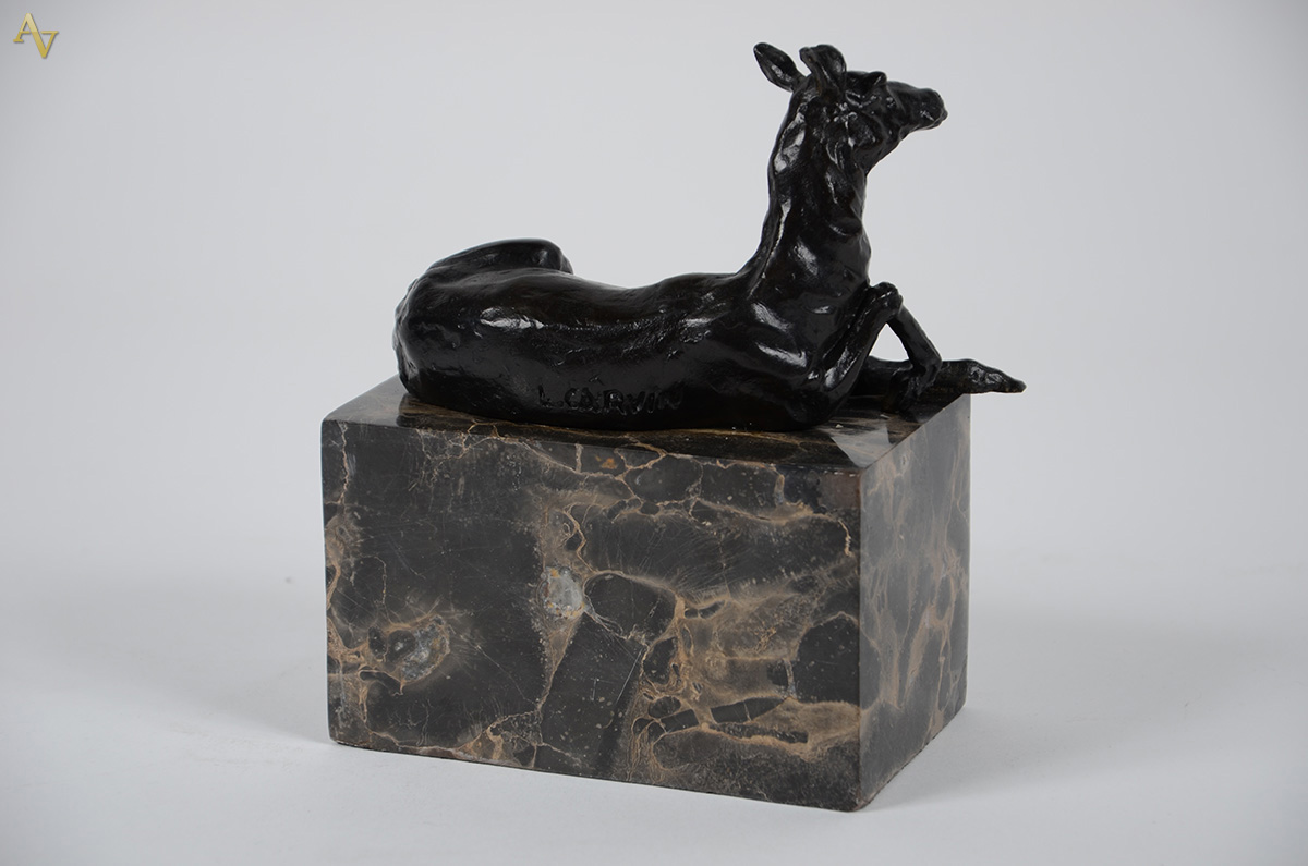 LOUIS-ALBERT CARVIN (França 1875-1951). ELAN FEMELLE. Escultura em... - foto 2 de 3