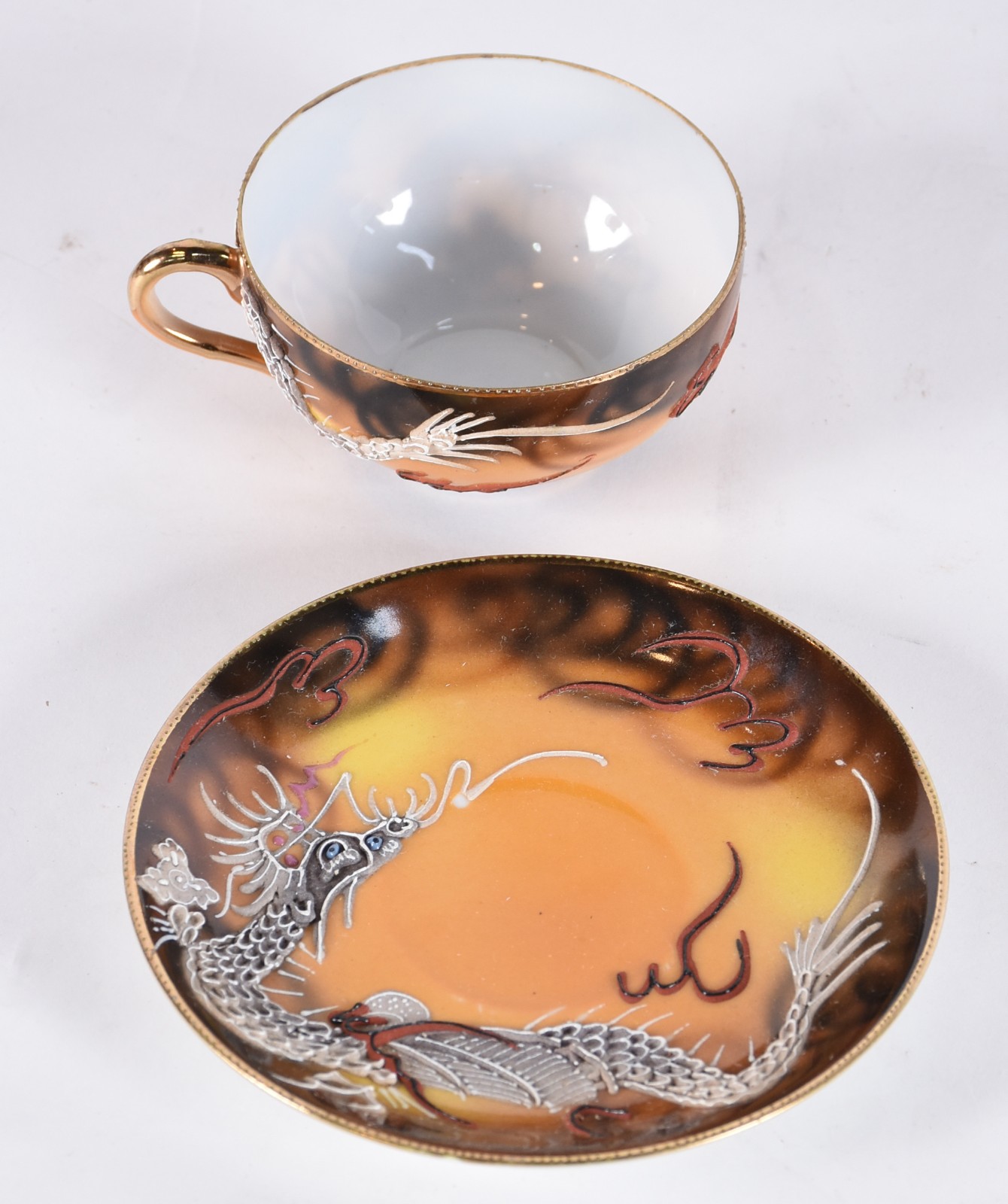 Serviço de chá e café porcelana japonesa composto de: 6 xícaras de... - foto 3 de 6