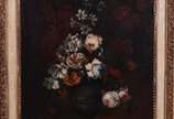 Sem assinatura, Vaso de Flores - Óleo sobre tela.