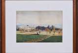 O.KECH, Paisagem - Aquarela - datado 1937.