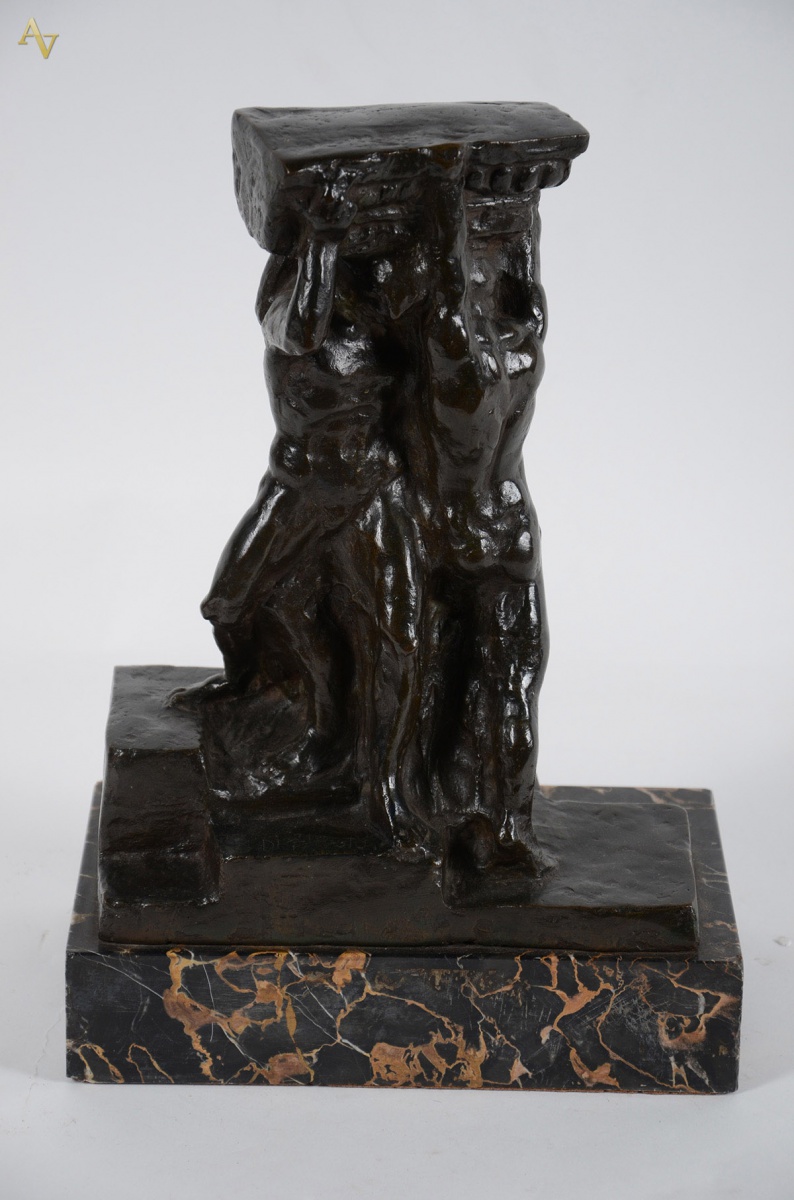 GIUSTO, Elio de (Escola Italiana, 1899 / 1935) - "Escravos... - foto 1 de 3