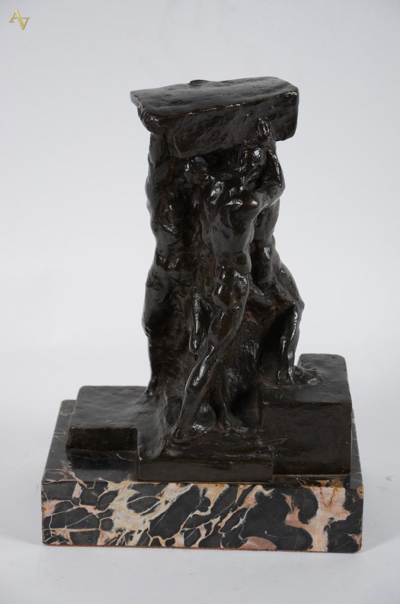 GIUSTO, Elio de (Escola Italiana, 1899 / 1935) - "Escravos... - foto 2 de 3