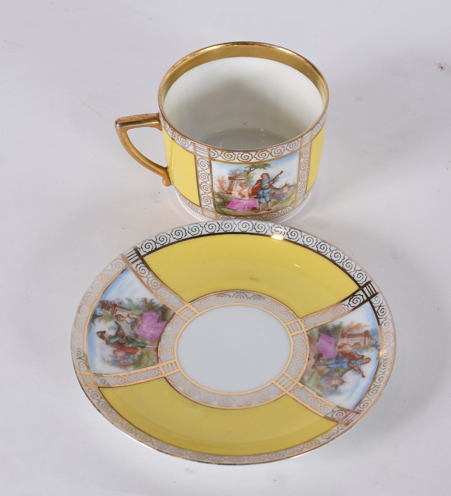 Serviço de chá de porcelana tcheca Pirken & Hammer, Marienbad, na cor... - foto 3 de 8