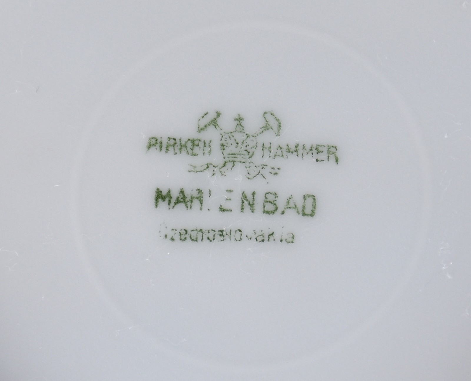 Serviço de chá de porcelana tcheca Pirken & Hammer, Marienbad, na cor... - foto 5 de 8
