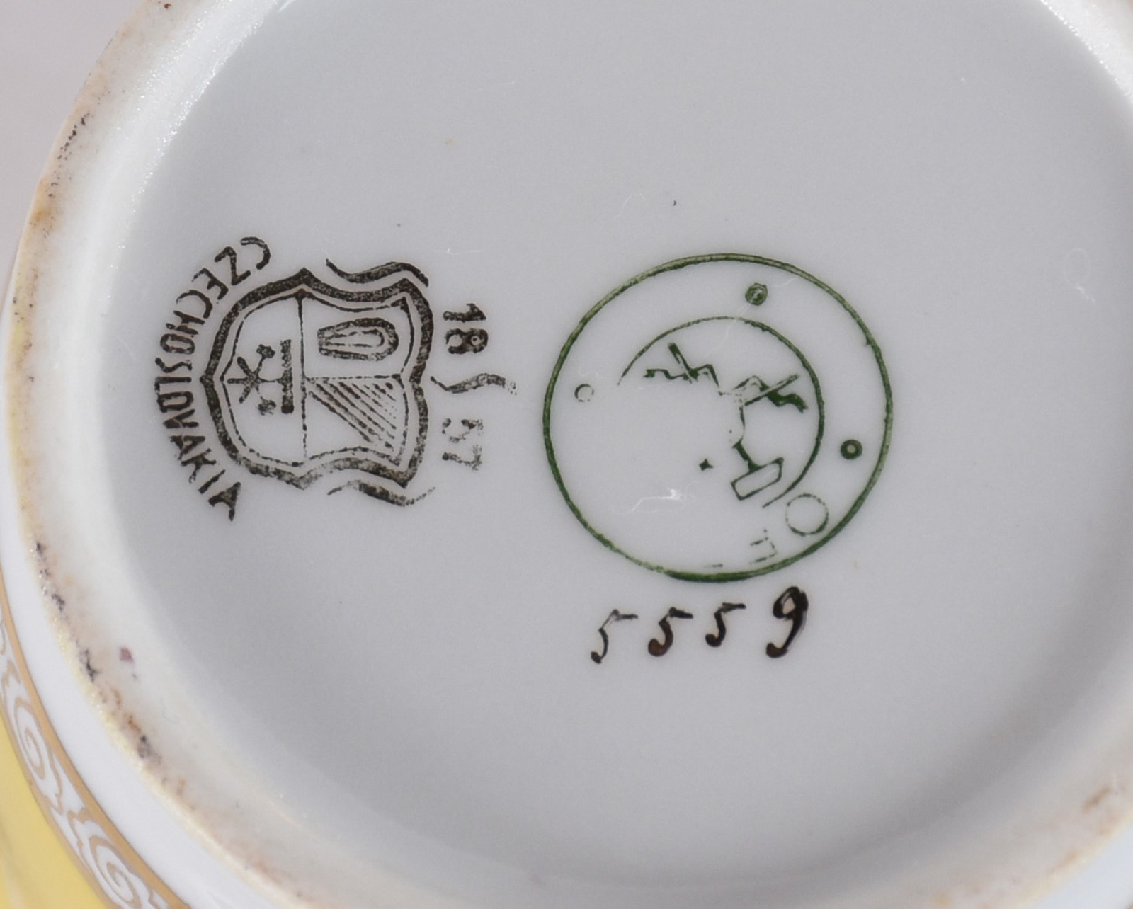 Serviço de chá de porcelana tcheca Pirken & Hammer, Marienbad, na cor... - foto 7 de 8