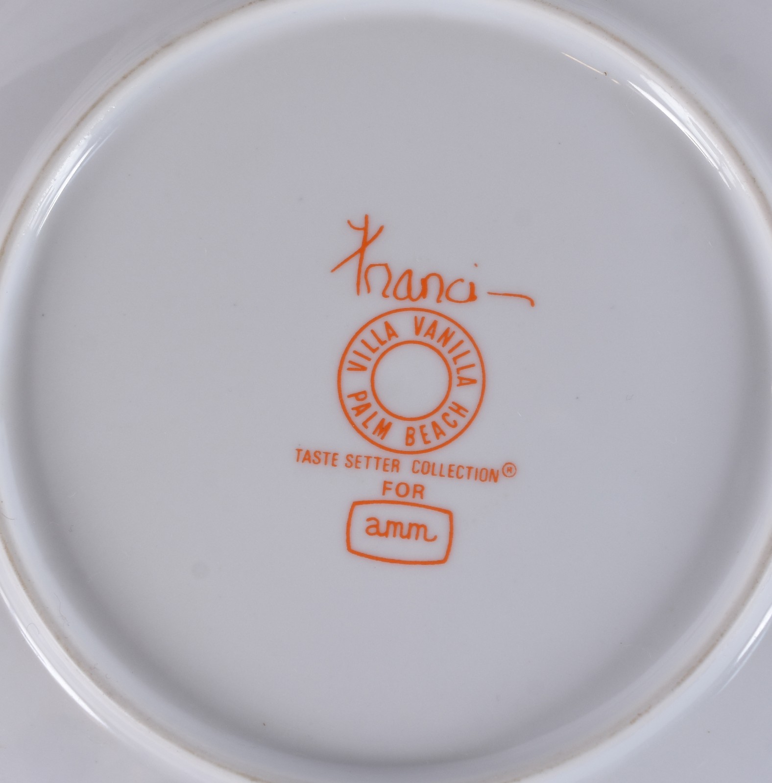Serviço para consomé de porcelana Villa Vanilha Palm Beach... - foto 4 de 5