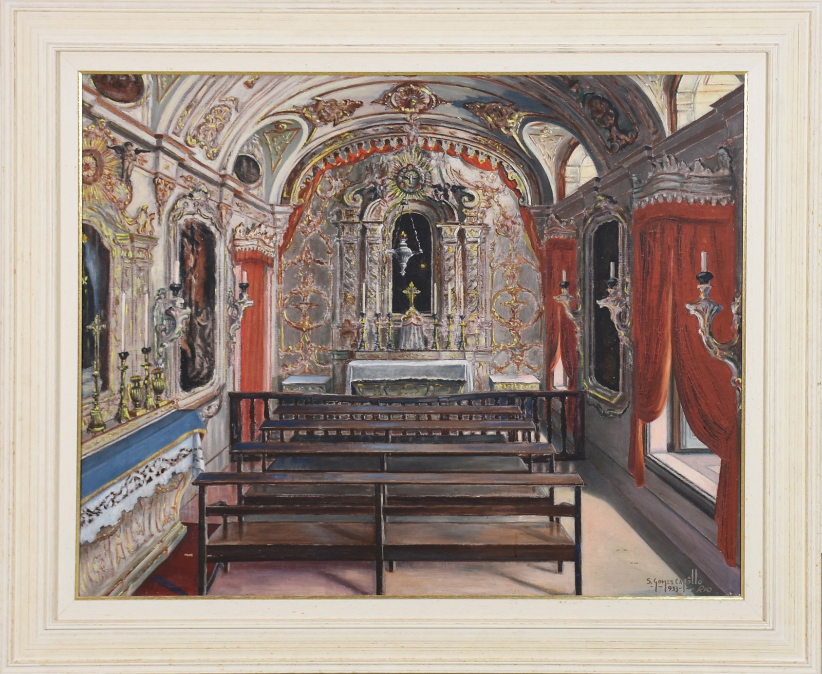 Sobragil Carôllo (1896-1974), Interior da Igreja - foto 2 de 5