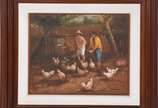 Paulo Marinho (1944), Fundo de Quintal - Óleo sobre tela.