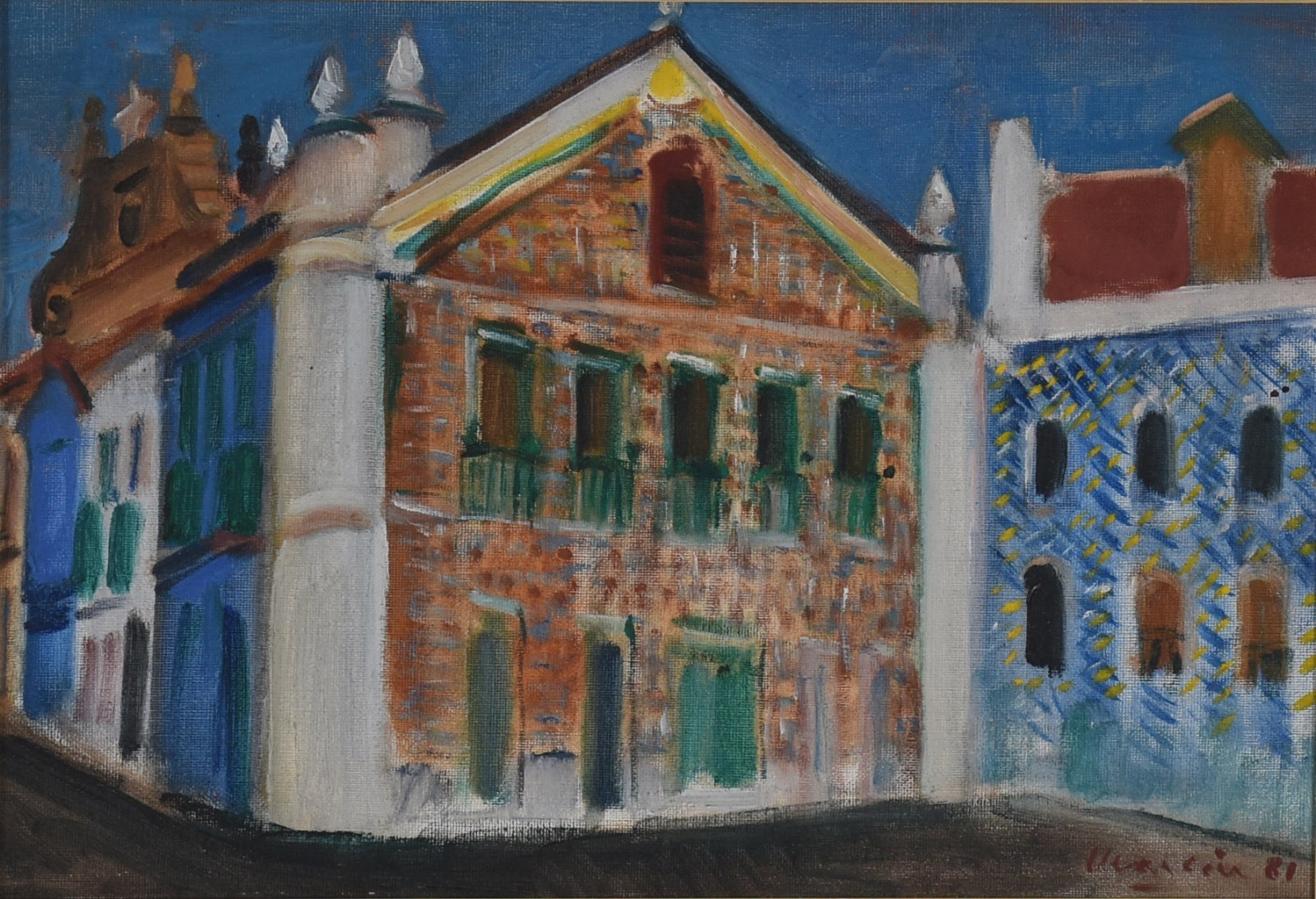 Emeric Marcier (1916-1990), Vista de Santarém, Portugal - foto 1 de 4